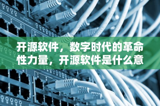 开源软件，数字时代的革命性力量，开源软件是什么意思