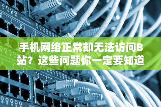 手机网络正常却无法访问B站？这些问题你一定要知道！手机网络正常只有b站打不开热门