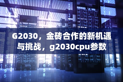 G2030，金砖合作的新机遇与挑战，g2030cpu参数