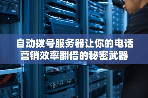 自动拨号服务器让你的电话营销效率翻倍的秘密武器