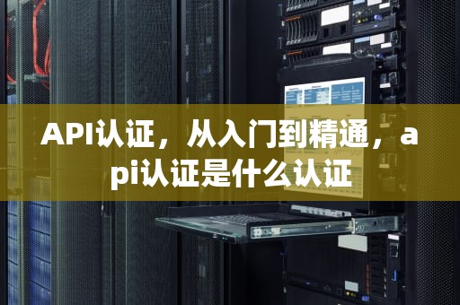 API认证，从入门到精通，api认证是什么认证