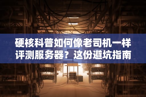 硬核科普如何像老司机一样评测服务器？这份避坑指南让你少走三年弯路！