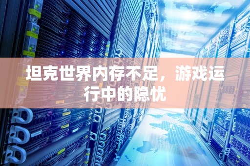 坦克世界内存不足，游戏运行中的隐忧