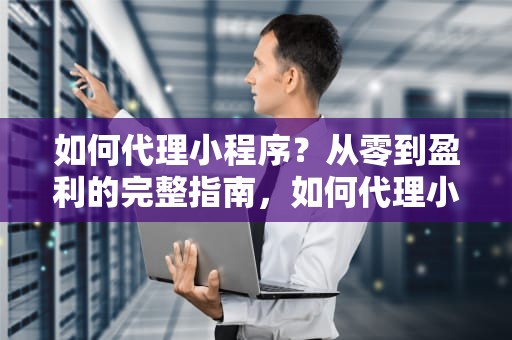 如何代理小程序？从零到盈利的完整指南，如何代理小程序游戏