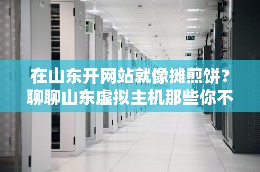 在山东开网站就像摊煎饼？聊聊山东虚拟主机那些你不知道的骚操作