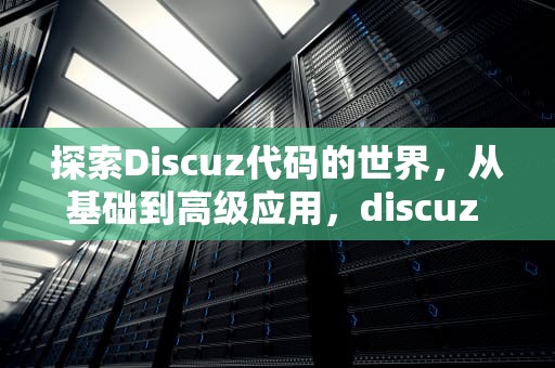 探索Discuz代码的世界，从基础到高级应用，discuz 代码管理模版