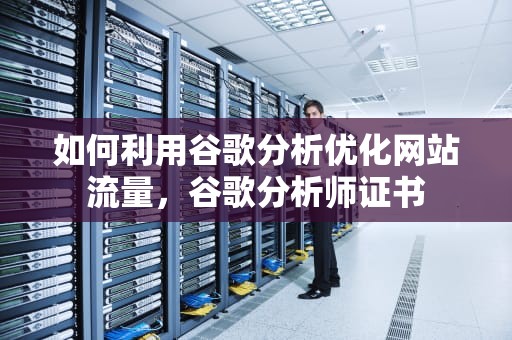 如何利用谷歌分析优化网站流量，谷歌分析师证书