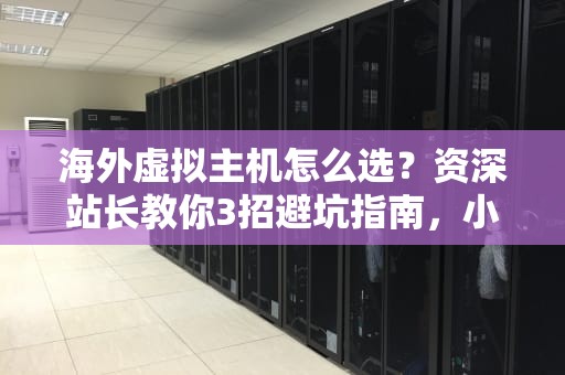 海外虚拟主机怎么选？资深站长教你3招避坑指南，小白秒变老司机