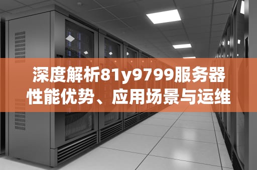 深度解析81y9799服务器性能优势、应用场景与运维实战指南