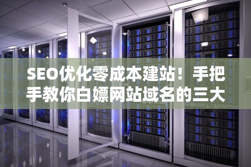 SEO优化零成本建站！手把手教你白嫖网站域名的三大姿势（附避坑指南）