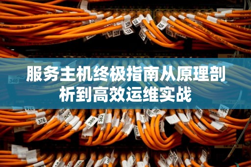服务主机终极指南从原理剖析到高效运维实战