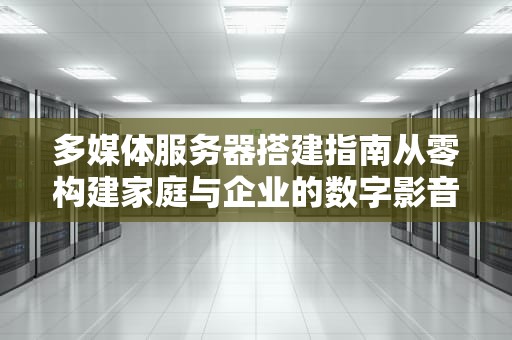 多媒体服务器搭建指南从零构建家庭与企业的数字影音中枢