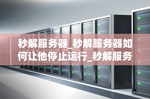 秒解服务器_秒解服务器如何让他停止运行_秒解服务器：技术与应用的完美融合