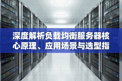深度解析负载均衡服务器核心原理、应用场景与选型指南