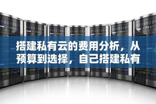 搭建私有云的费用分析，从预算到选择，自己搭建私有云的方案