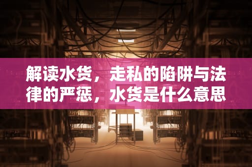 解读水货，走私的陷阱与法律的严惩，水货是什么意思?