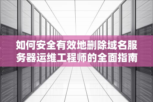 如何安全有效地删除域名服务器运维工程师的全面指南