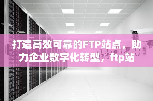打造高效可靠的FTP站点，助力企业数字化转型，ftp站点名称怎么写
