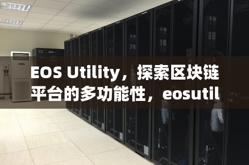 EOS Utility，探索区块链平台的多功能性，eosutility手机版