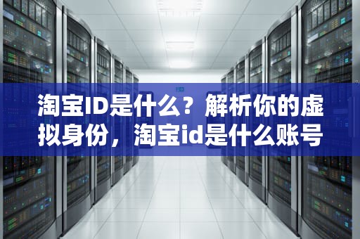 淘宝ID是什么？解析你的虚拟身份，淘宝id是什么账号还是昵称