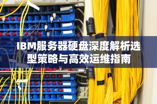 IBM服务器硬盘深度解析选型策略与高效运维指南