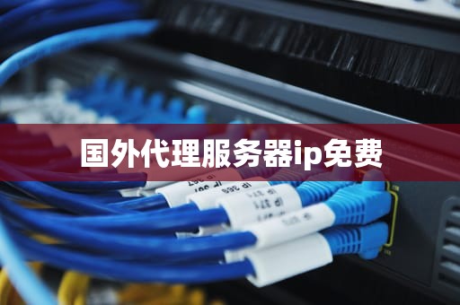 国外代理服务器ip免费