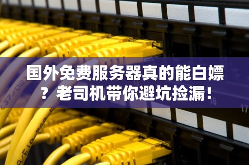国外免费服务器真的能白嫖？老司机带你避坑捡漏！