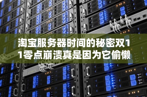 淘宝服务器时间的秘密双11零点崩溃真是因为它偷懒了吗？