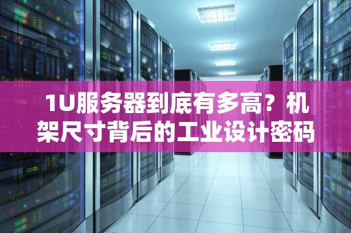 1U服务器到底有多高？机架尺寸背后的工业设计密码