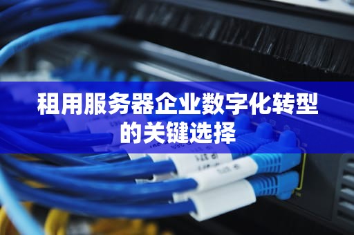 租用服务器企业数字化转型的关键选择