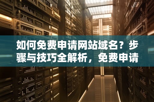 如何免费申请网站域名？步骤与技巧全解析，免费申请网站域名怎么申请