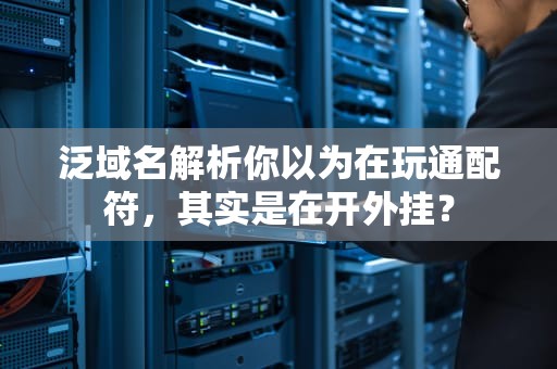 泛域名解析你以为在玩通配符，其实是在开外挂？