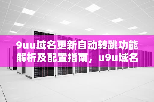 9uu域名更新自动转跳功能解析及配置指南，u9u域名是多少
