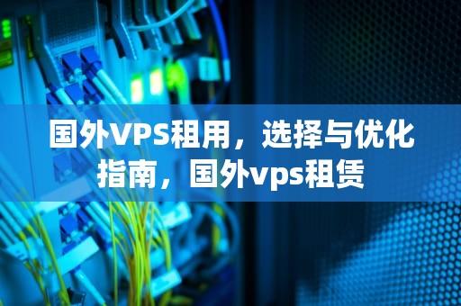 国外VPS租用，选择与优化指南，国外vps租赁