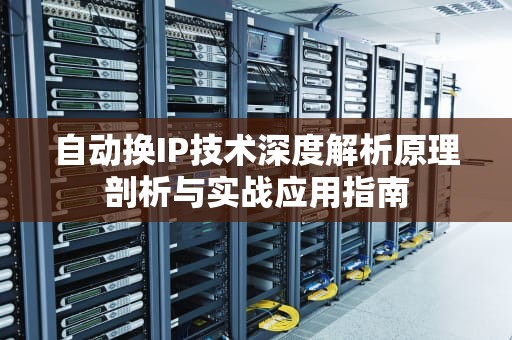自动换IP技术深度解析原理剖析与实战应用指南