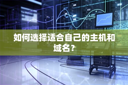 如何选择适合自己的主机和域名？