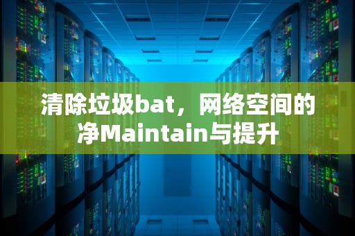 清除垃圾bat，网络空间的净Maintain与提升