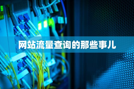 网站流量查询的那些事儿