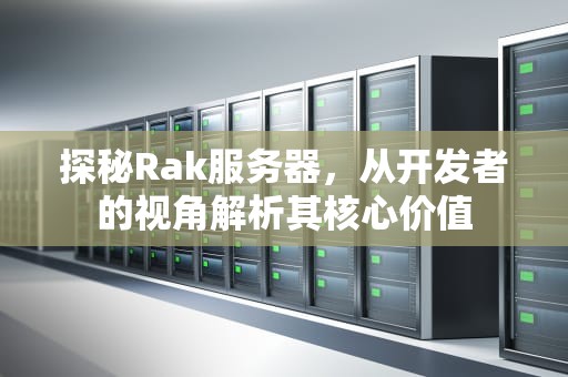 探秘Rak服务器，从开发者的视角解析其核心价值