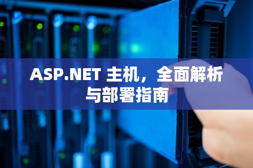 ASP.NET 主机，全面解析与部署指南