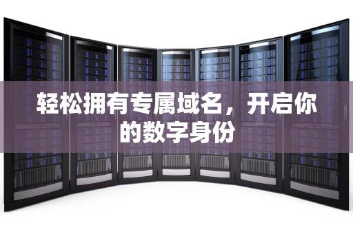 轻松拥有专属域名，开启你的数字身份