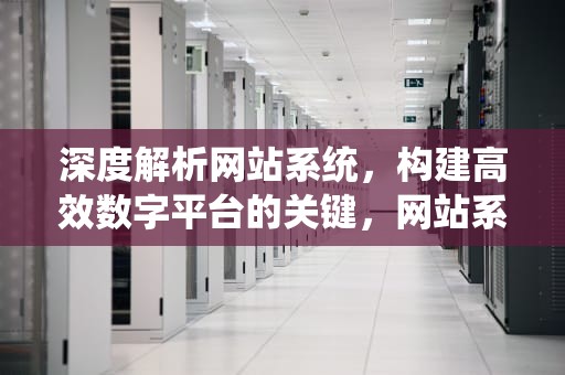 深度解析网站系统，构建高效数字平台的关键，网站系统维护正常吗