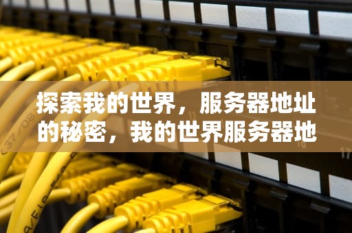 探索我的世界，服务器地址的秘密，我的世界服务器地址怎么填
