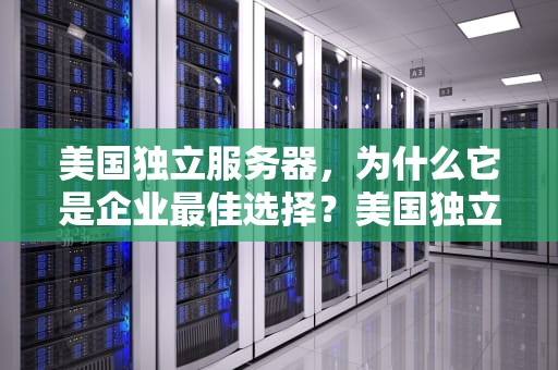 美国独立服务器，为什么它是企业最佳选择？美国独立服务器租赁