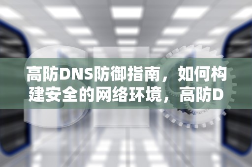 高防DNS防御指南，如何构建安全的网络环境，高防DNS服务器