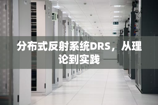 分布式反射系统DRS，从理论到实践