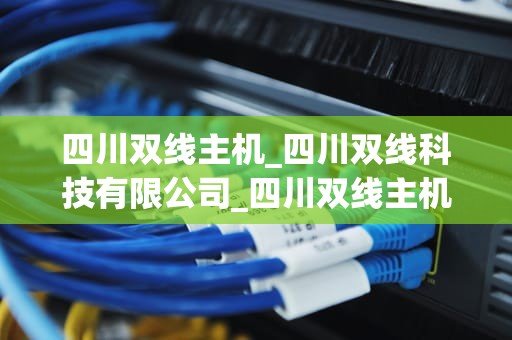 四川双线主机_四川双线科技有限公司_四川双线主机的优化与应用