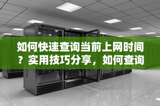 如何快速查询当前上网时间？实用技巧分享，如何查询上网时间记录
