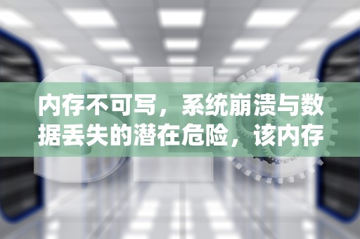 内存不可写，系统崩溃与数据丢失的潜在危险，该内存不能为written的解决方法
