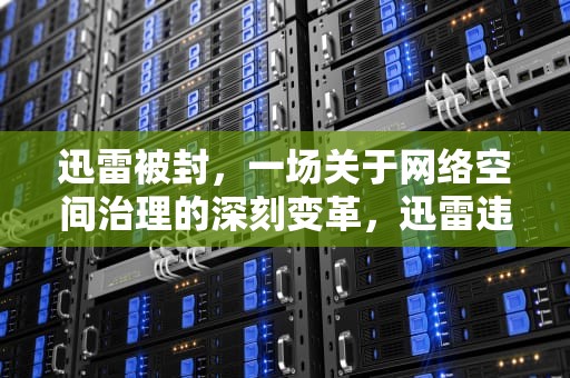 迅雷被封，一场关于网络空间治理的深刻变革，迅雷违规封停